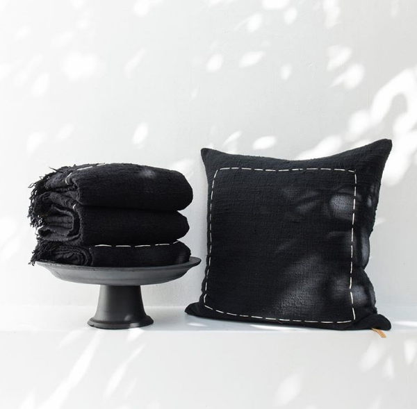 COJIN CADAQUES BLACK / 60X60
