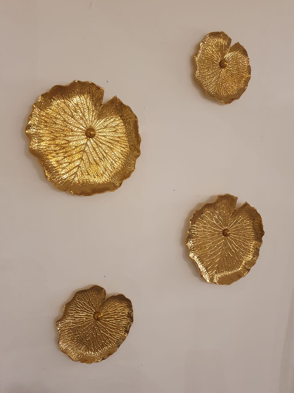 WALL ART GOLDEN LEAF / SMALL